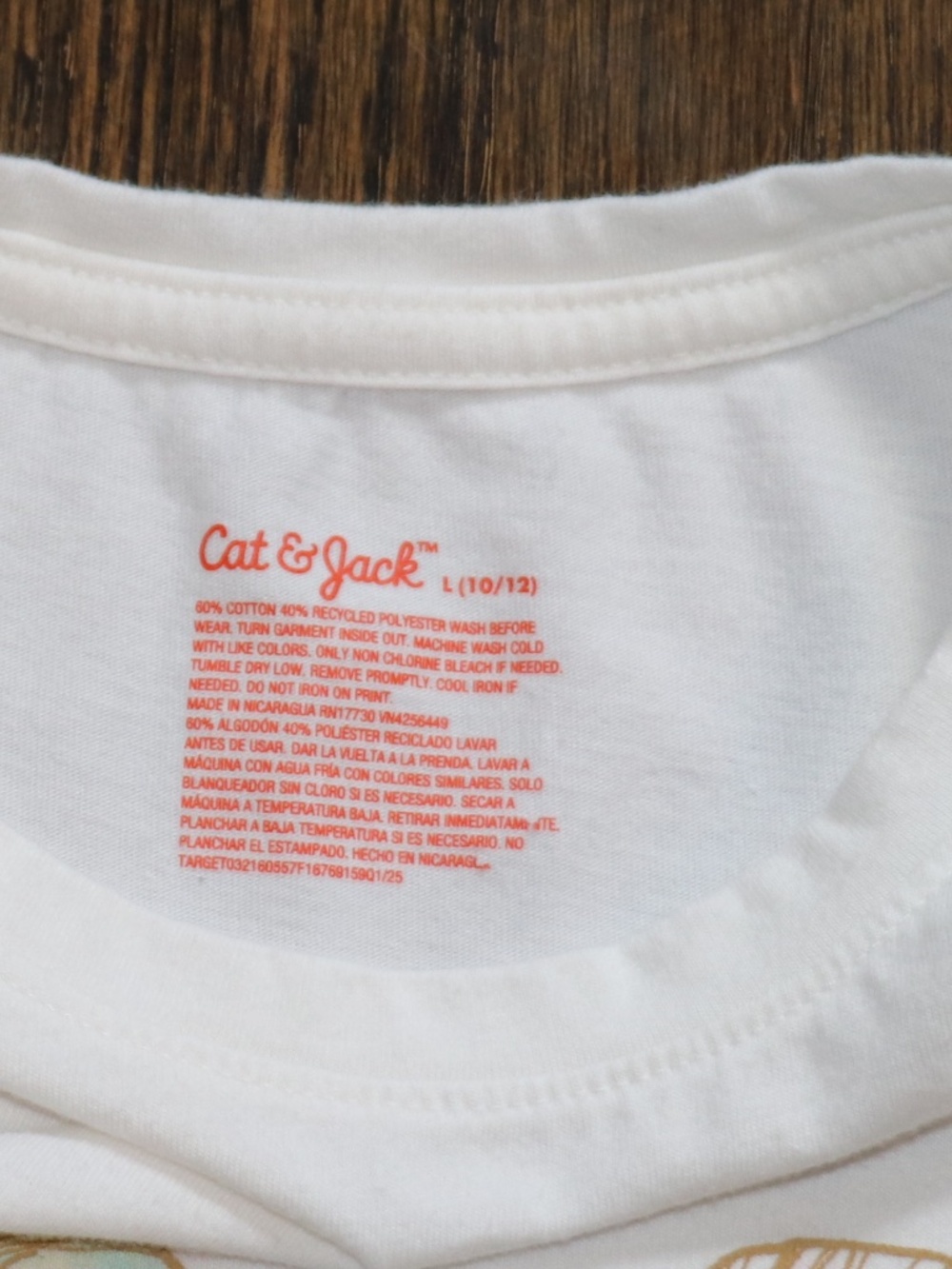 Girls Summer 4 pack T Shirts Size 10/11 & 10/12 CrewCuts/Cat & Jack - Picture 11 of 13